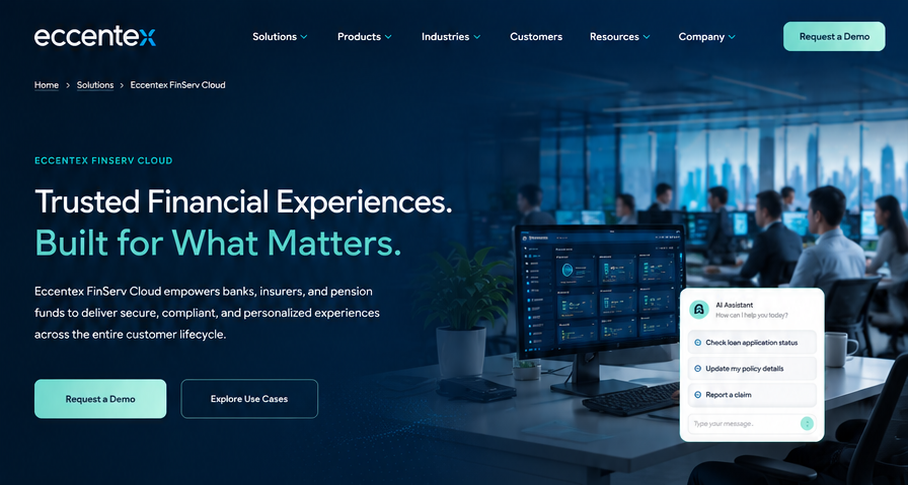 FinServ Cloud hero banner